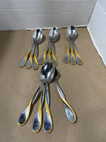 Oneida Golden Aquarius Silverware Set