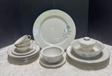 21-Piece Carillon USA Blue Rhapsody Fine China Set