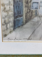 Honna Baucocpe Watercolor Print ; Signed & Numbered