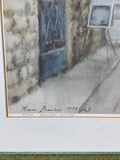 Honna Baucocpe Watercolor Print ; Signed & Numbered