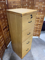 Particle Board Four Drawer File Cabinet***HEAVY ITEM***