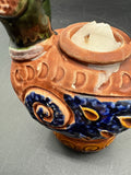 Terra Cotta Style Pheasant Candle Holder