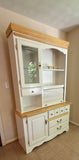 Ashley Furniture Two Tone 2 Piece Hutch***HEAVY ITEM***READ DETAILS ON PICK UP POLICY***