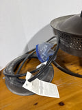 Garden Treasures Portable Gas Fire Pit With Small Propane Can NOT TESTED