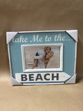 Take Me To The Beach Picture Frame // Appears Unused