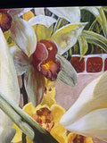 Atrium Orchids III Print on Canvas by Elizabeth Horning
