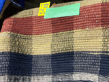 Woven Plaid Rug (A) 56"x36"