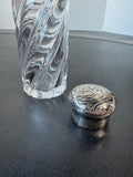 Tiffany & Co. Crystal Perfume Bottle with Sterling Silver Lid