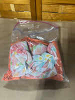 Coral Tone Scarf Lot, 3 pc