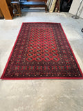 Machine Made Rust Color Rug, 7'7" x 5'3"