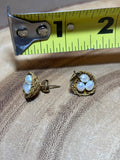 Sterling (Vermeil) & Cultured Pearl Nest Earrings