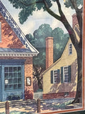 Williamsburg Printing Office Print by John Dukes McKee; Signed