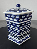 Bombay Company 4-Tiered Blue & White Chinoiserie Porcelain Box