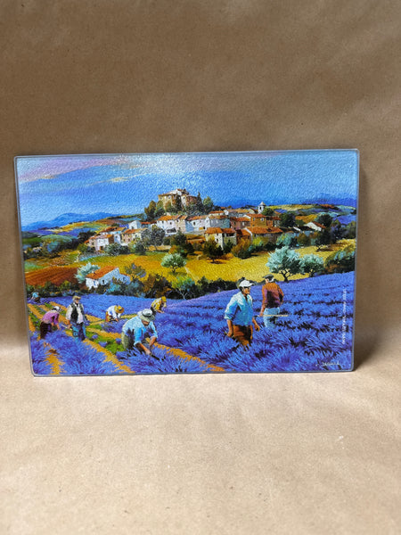 Christian Jequel Field Art Cutting Board With Box // 3 Available // **** PRICED INDIVIDUALLY ***