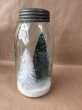 Christmas Trees In Mason Jar