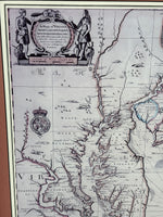 A Mapp of Virginia, Maryland, NJ, NY & New England 1678