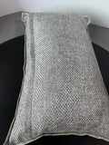 Textured Noel Feather Throw Pillow