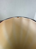 Amber & White Art Glass Vase AS IS (READ DESCRIPTION CAREFULLY)