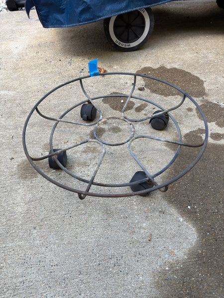 D- Black Metal Plant Dolly