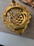 Monet Vintage Gold Tone Pendant