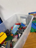 Tub Half Full Of Assorted Legos