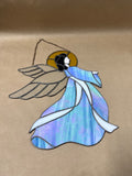 Stained Glass Hanging Angel