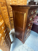 Lingerie Chest with Flip Top Jewelry Storage and Mirror