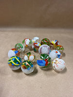 Lot Of Handpainted Small Christmas Ornaments