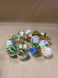 Lot Of Handpainted Small Christmas Ornaments