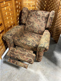 Broyhill Brown Paisley Reclining Chair