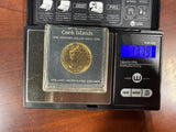 Cook Islands 100 Dollar Gold Coin AUTHENTICATED (FINAL SALE—NO RETURNS) 13.79g package weight