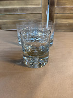 Set Of 5 Krosno Style Controlled Bubble Drinking Glasses // 2 Sets Available // PRICED INDIVIDUALLY