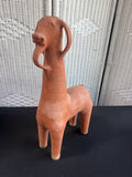 Small Bengalese Traditional Bankura Terra Cotta Horse Sculpture