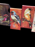 Large 5’ Long Paneled Pier 1 Birds on Canvas Print