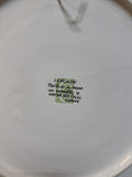 Spanish Decorative Enamel & 24K Gold Painted Wall Plate