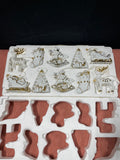 Set of 10 Traditions Hand Painted Porcelain Ornaments