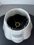 Sealed White Scallop Pleated Lamp Shade
