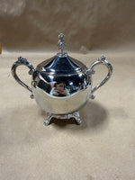 F.B. Rogers Silver Creamer And Sugar