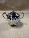 F.B. Rogers Silver Creamer And Sugar