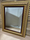 Mirror with Gold, Green & Brown Frame - TWO AVAILABLE PRICED INDIVIDUALLY $40 EA
