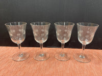 Set 4 Of Cordial Glasses ( 2 Sets Available, Priced Individually)