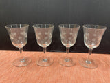 Set 4 Of Cordial Glasses ( 2 Sets Available, Priced Individually)