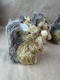6 Piece Raz Imports Squirrel Ornaments