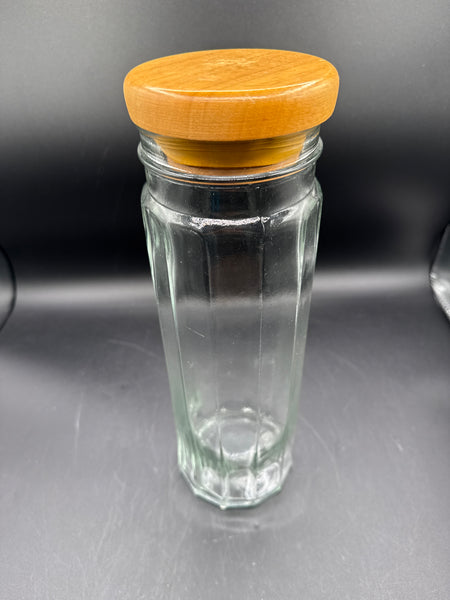 Glass Pasta Jar With Wooden Lid