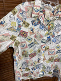 Stamp Style Womens Chicos Button Up Shirt SIZE 3