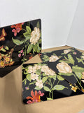 Williamsburg Garden Images Cork Back Placemats - Set Of 4 / With Case (A)