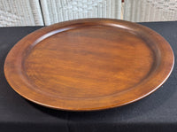 Solid Round Wooden Tray