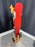 Traditions Wooden Old World Santa Decor in Box