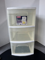 Sterilite 3-Drawer Plastic Storage Unit