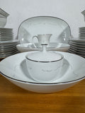 43-Piece Noritake 6441 Whitebrook China Set